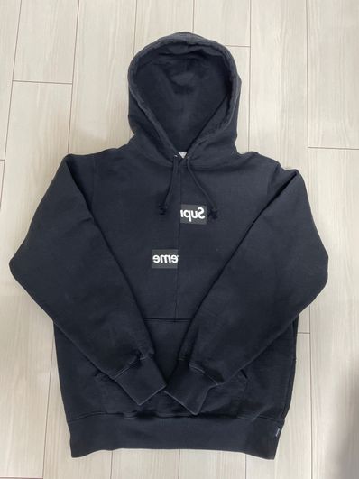 Supreme / Comme des Garçons SHIRT® Split Box Logo Hooded Sweatshirt "Black"