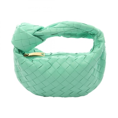 ボッテガヴェネタ BOTTEGA VENETA ミニ ジョディ ハンドバッグ バッグ レザー レディース グリーン系 651876 【中古】