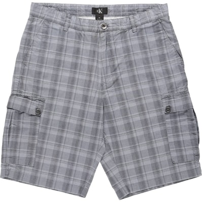古着 90~00年代 カルバンクライン Calvin klein チェック柄 カーゴショーツ ハーフパンツ メンズw34相当/eaa658298