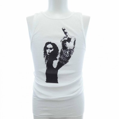 Chrome Hearts Richard Stark Print Tank Top "White/Black"