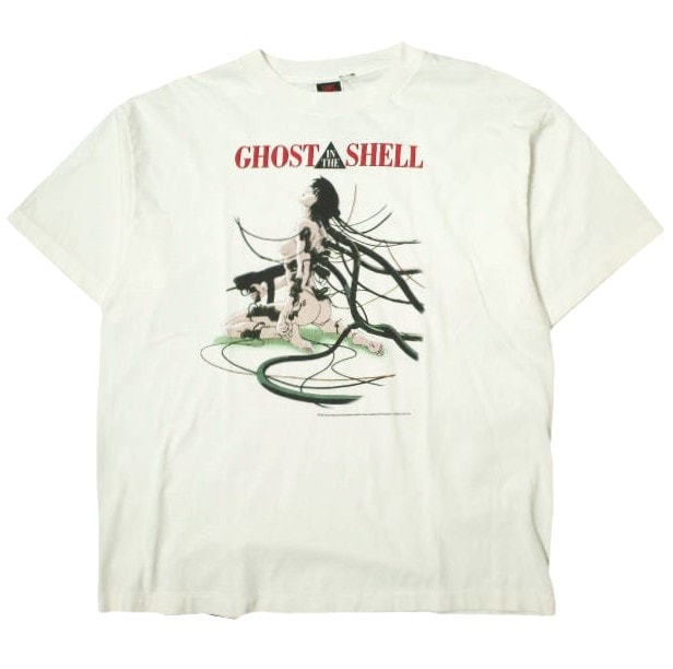 新品 SAINT MICHAEL セントマイケル 24AW 日本製 GS_SS TEE / GITS GHOST IN THE SHELL 攻殻機動隊 グラフィックプリントTシャツ SM-YS1-0000-C32 L WHITE SAINT Mxxxxxx