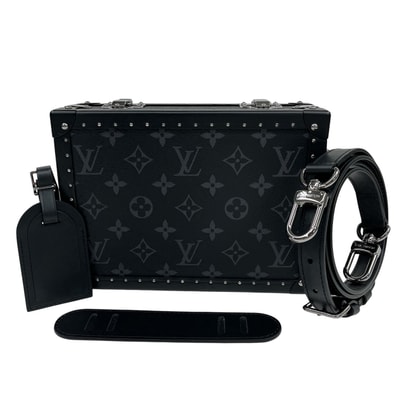 LOUIS VUITTON ルイ・ヴィトン クラッチ ボックス ショルダーバッグ M20251 ブラック メンズ【中古】