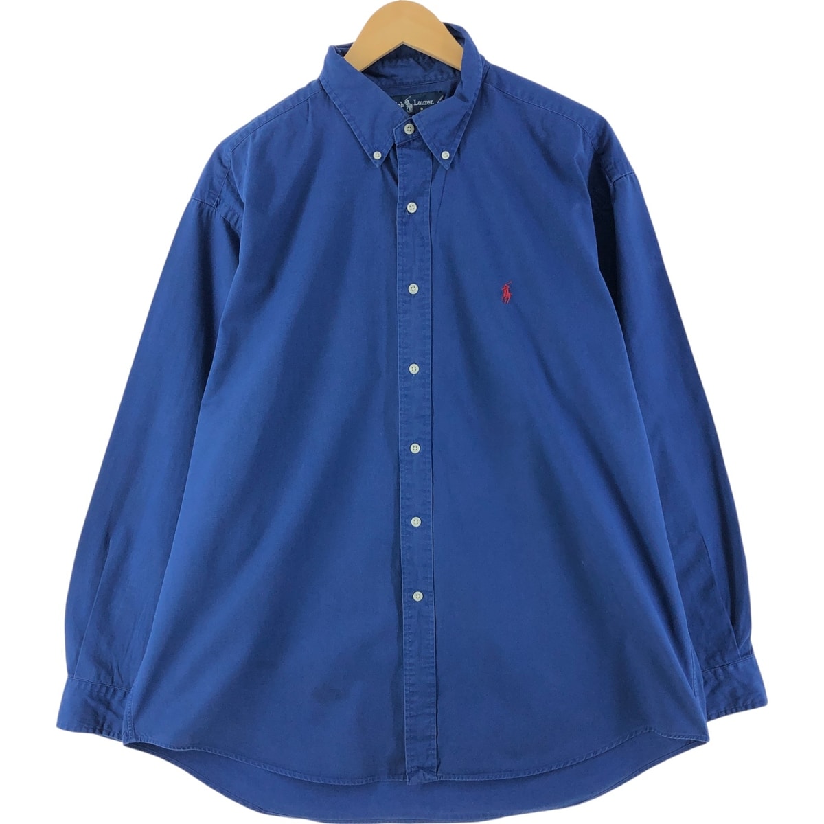 古着 ラルフローレン Ralph Lauren BLAKE 長袖 ボタンダウンシャツ メンズXL相当/eaa539107