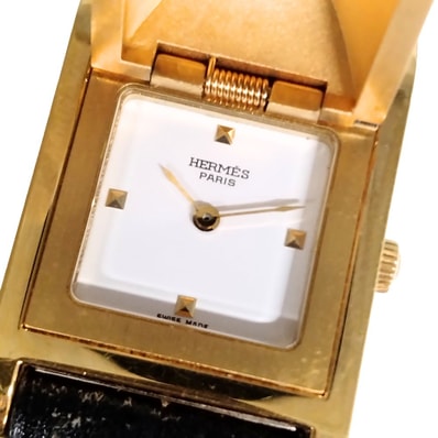 HERMES エルメス メドール クォーツ レディース 腕時計 C807