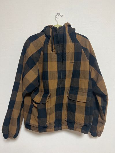 Supreme Cotton Hooded Jacket "Brown Plaid"