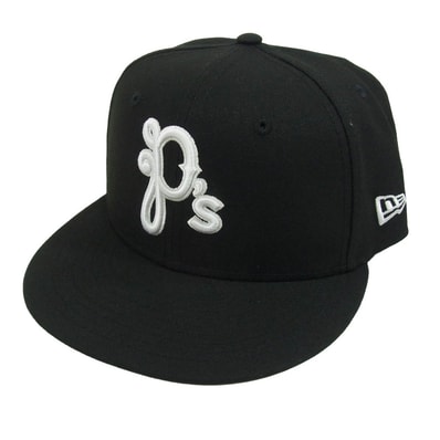 NEW ERA ニューエラ キャップ Paper Planes ペーパープレーンズ Ps ロゴ キャップ ブラック系 7 1/4【美品】【中古】