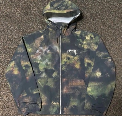 Stussy Beach Shell Stenpat Camo "Fortine"