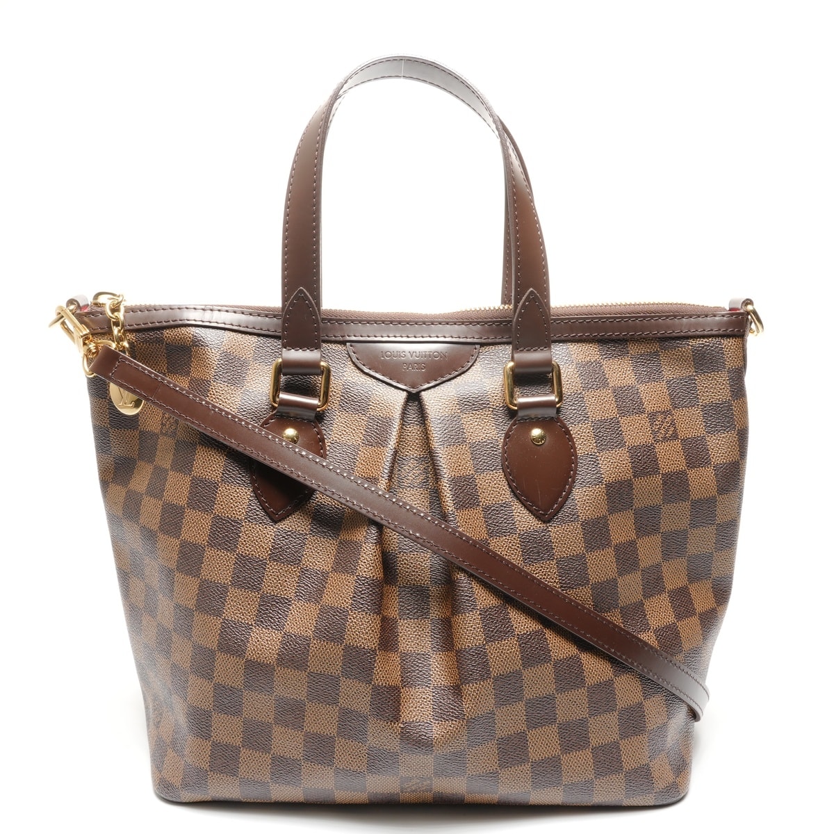 ヴィトン LV 2009年製 ダミエ パレルモPM ハンドバッグ【中古】