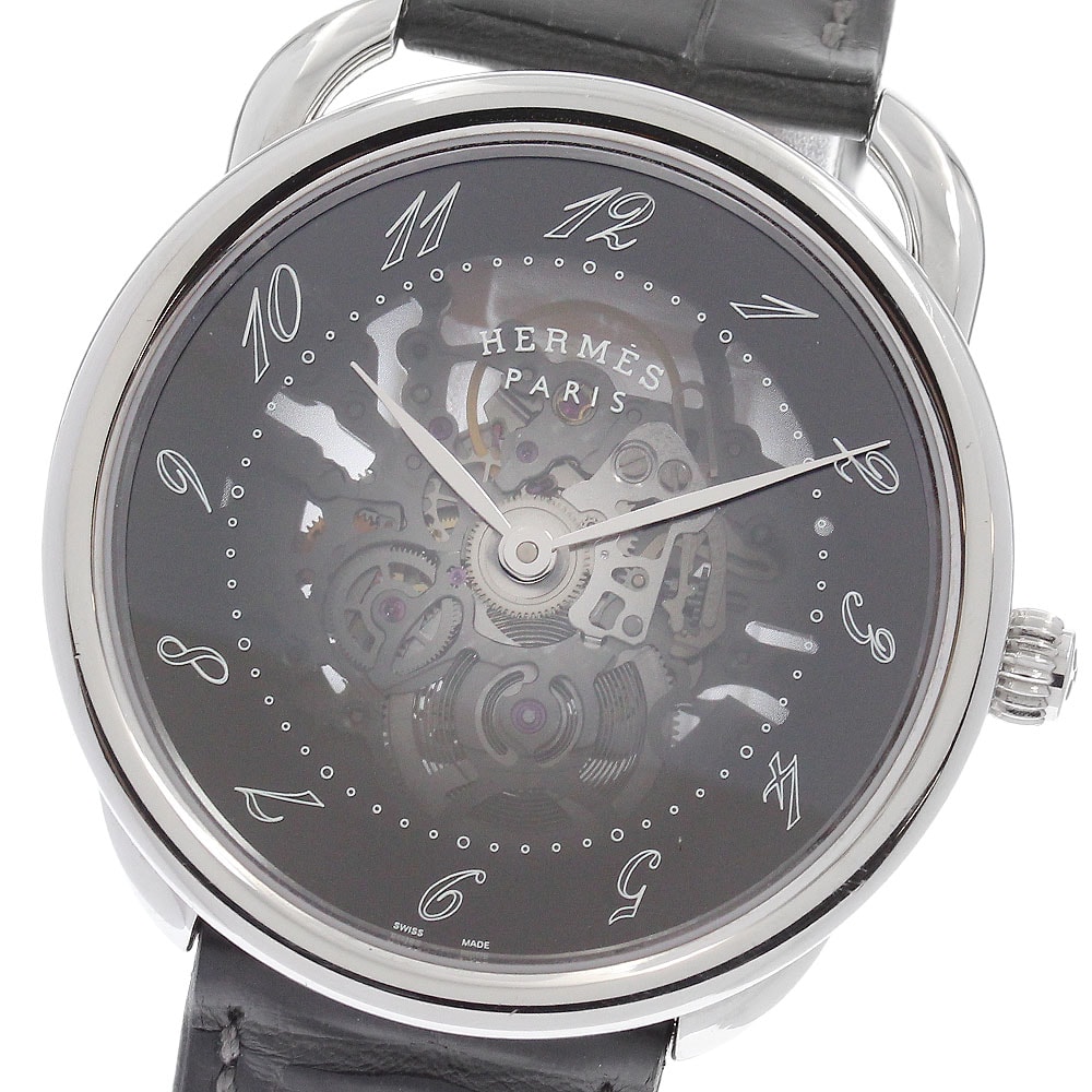 エルメス アルソー スケレット AR2.710 自動巻き メンズ 【中古】