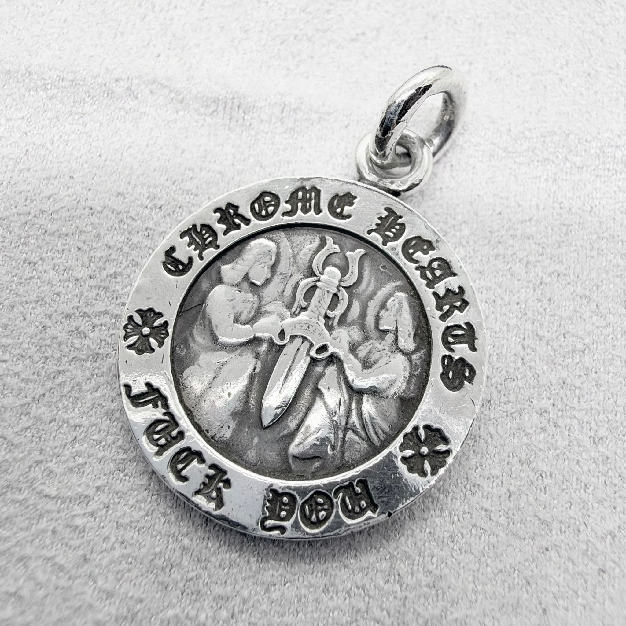 Chrome Hearts Angel Medal Charm "Silver"