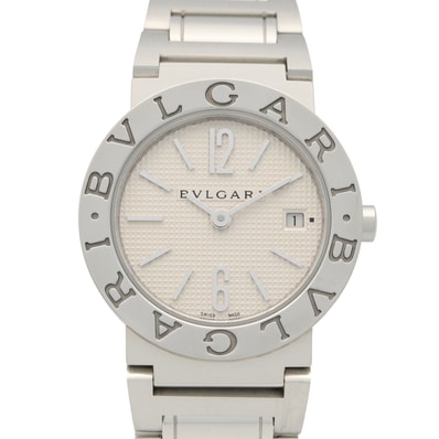 ブルガリ BVLGARI ブルガリ ブルガリ 腕時計 時計 ステンレススチール レディース ホワイト系 BBL26S 【中古】