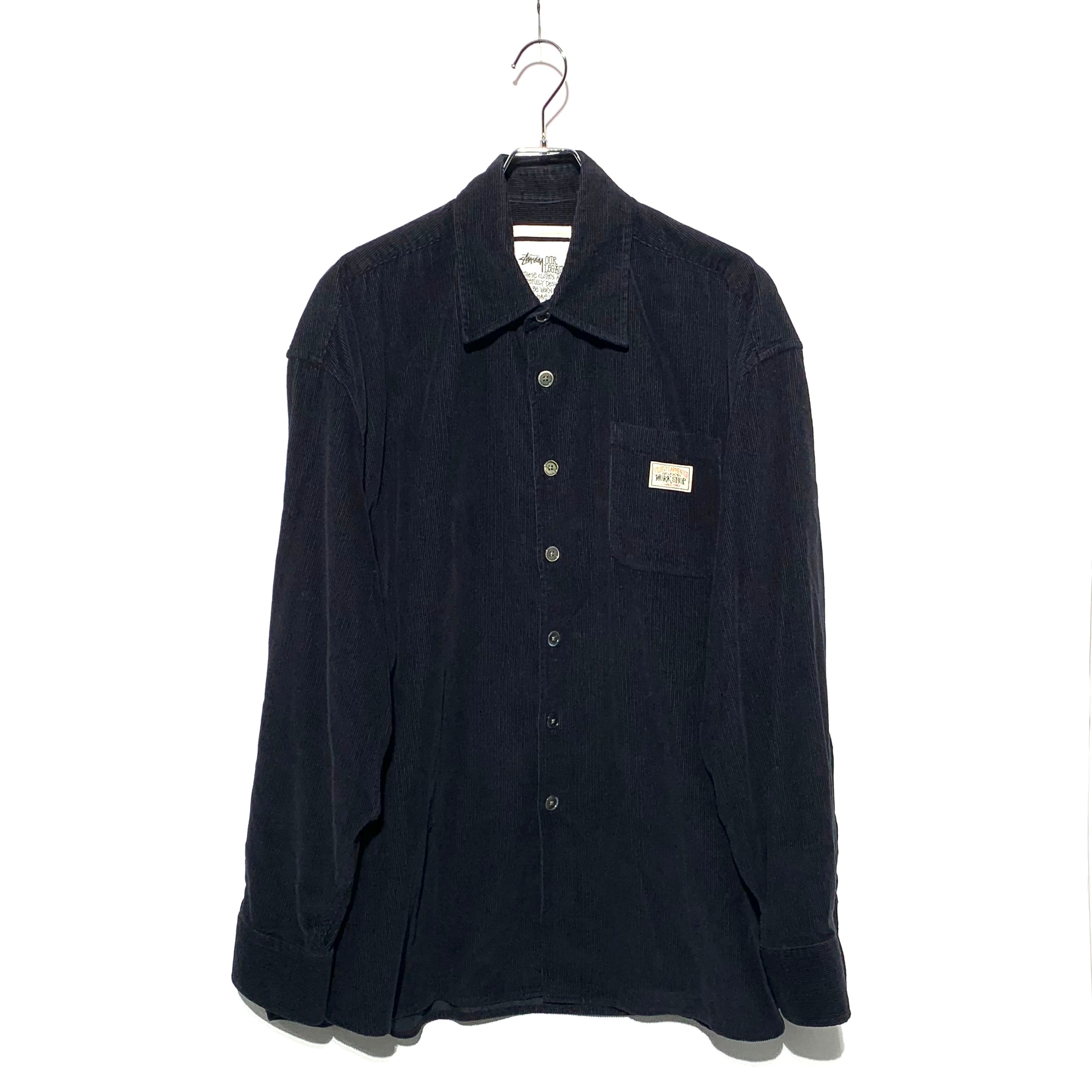 Stussy x Our Legacy Work Shop Borrowed Shirt "Washed Black Cord"