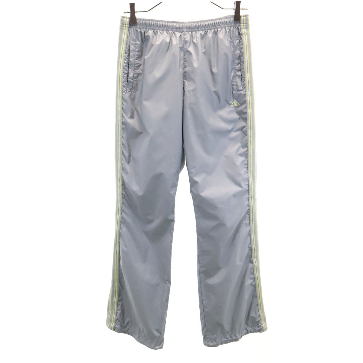 adidas アディダス トレーニング ウインドパンツ M グレー 裏メッシュ ビックサイズ
