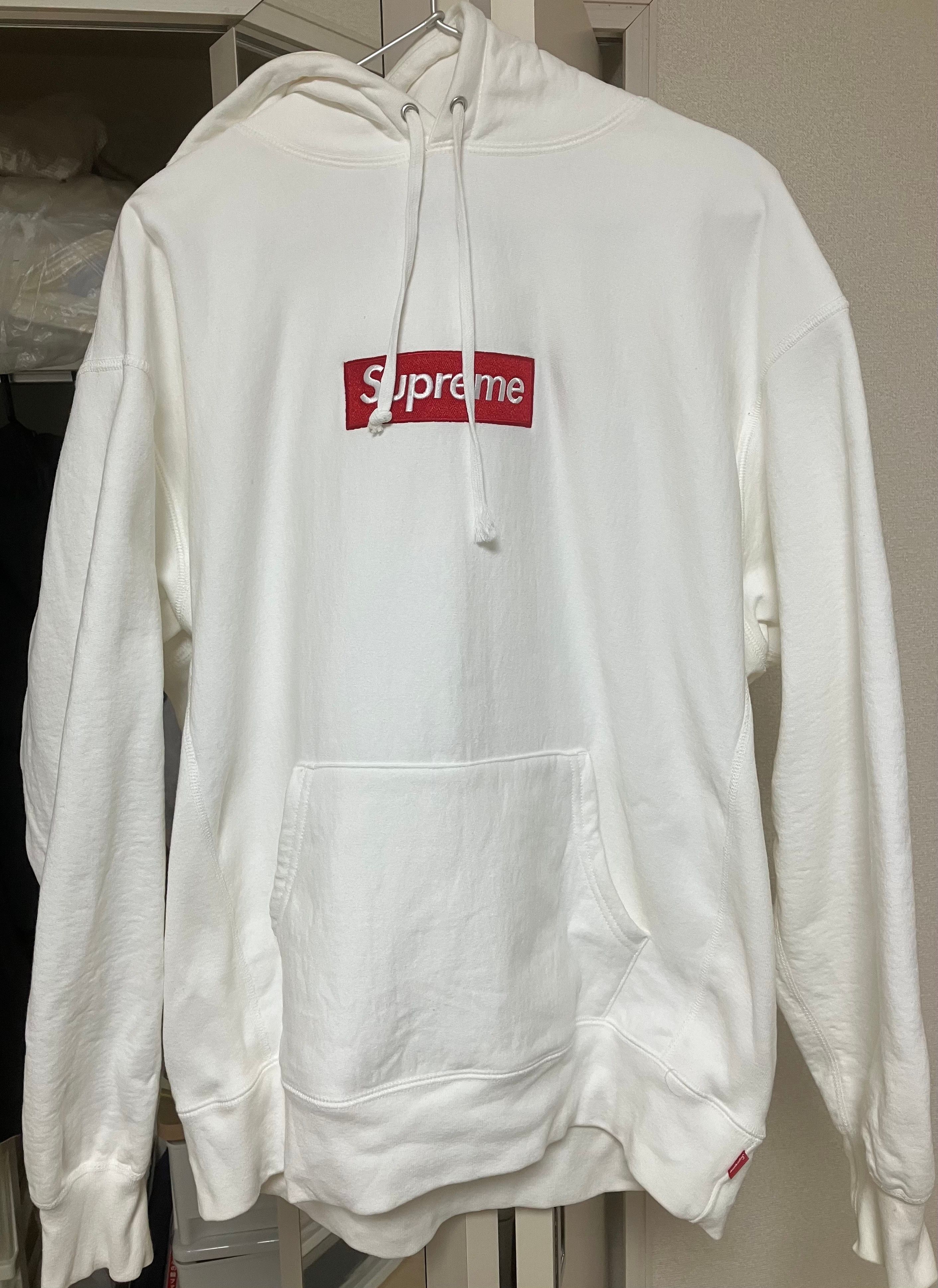 Supreme Box Logo Hooded Sweatshirt "White" (21FW)