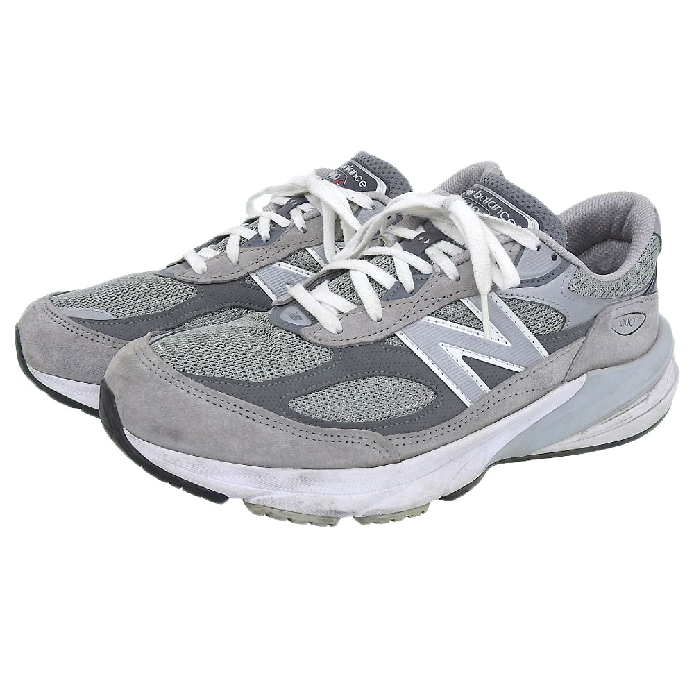 ニューバランス レザー スニーカー シューズ メンズ グレー 28cm M990GL6 10(US)