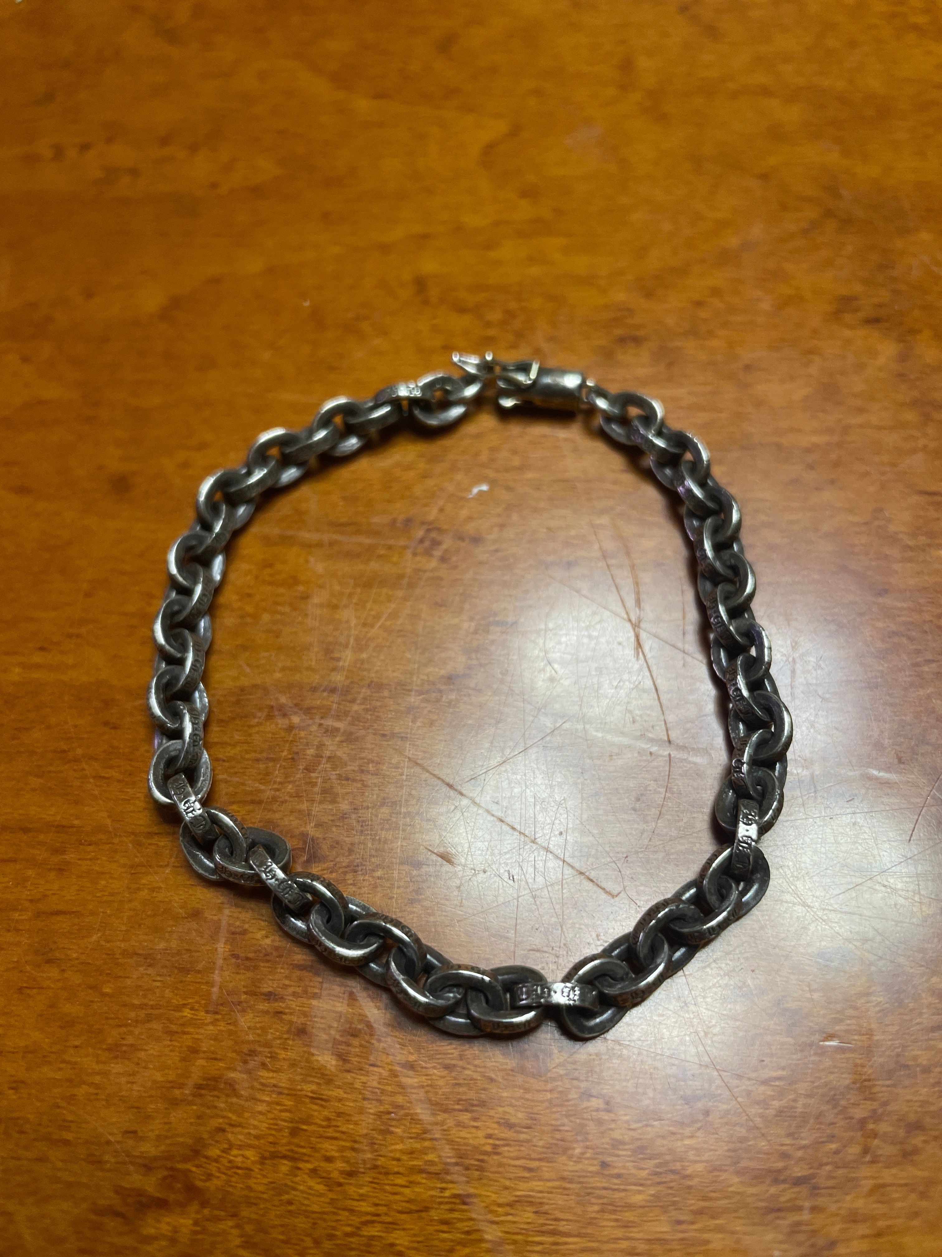 Chrome Hearts Paper Chain Bracelet "Silver"