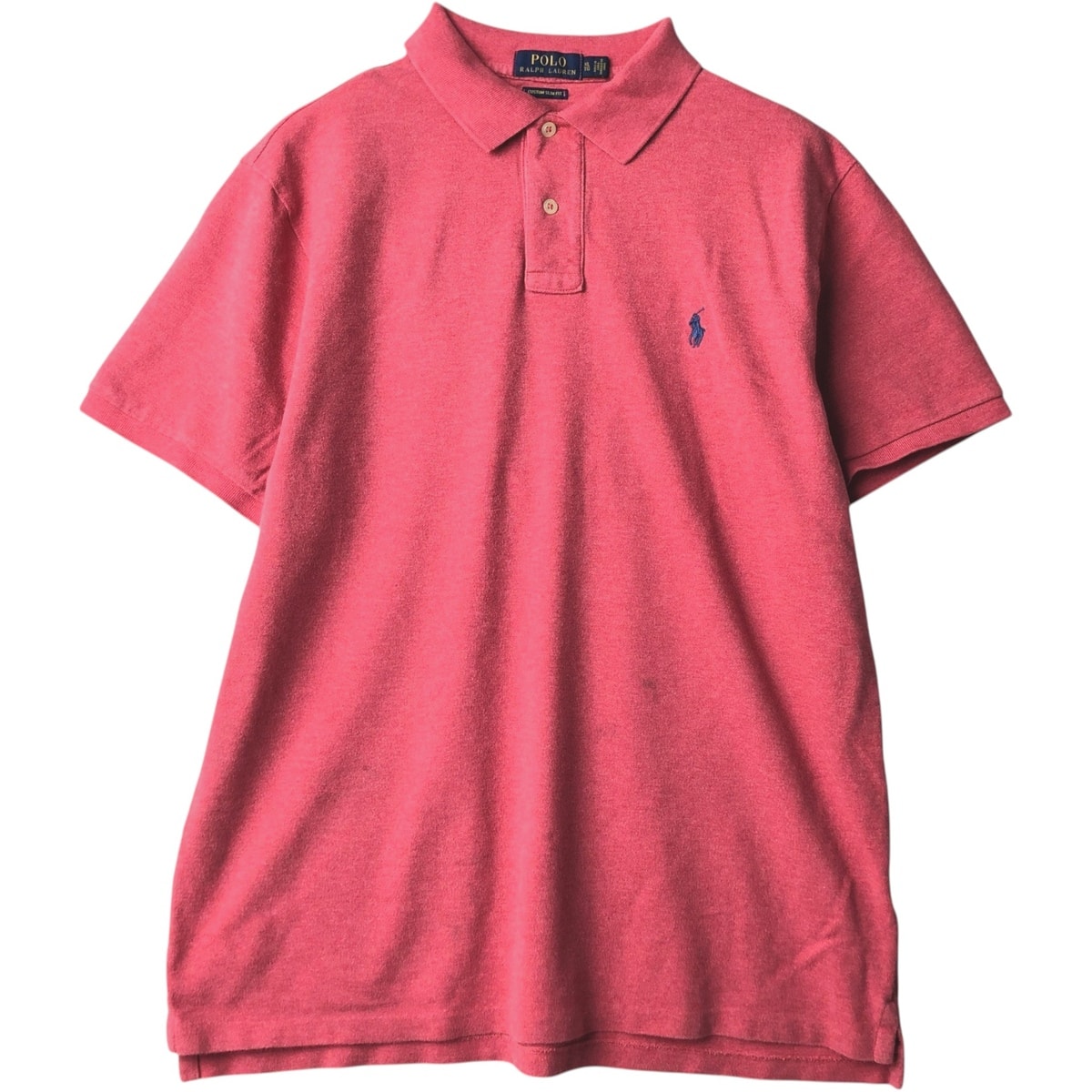 古着 ラルフローレン Ralph Lauren POLO RALPH LAUREN CUSTOM SLIM FIT 半袖 ポロシャツ メンズXL相当/eaa644282