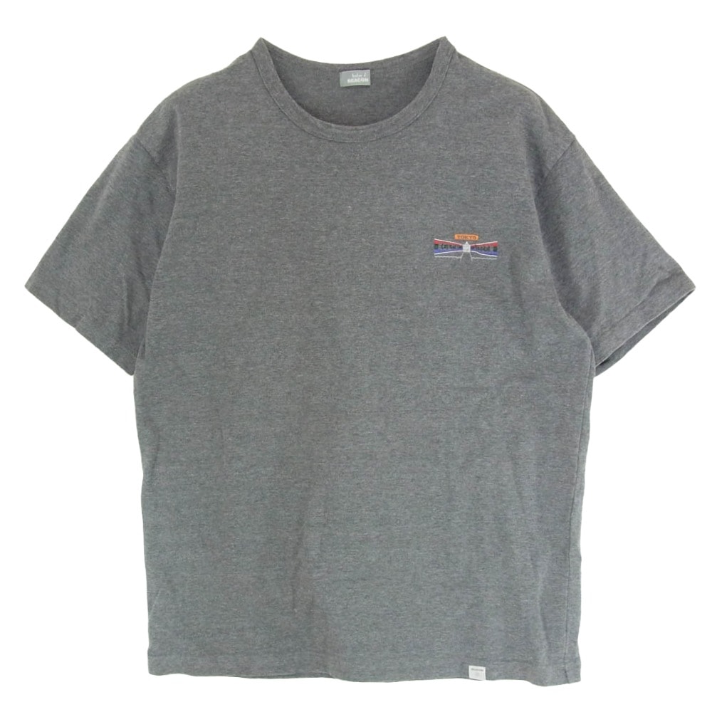 kolor カラー Tシャツ 19SS 19SBM-T07236S beacon ビーコン 刺繍 半袖 Tシャツ グレー系 2【中古】
