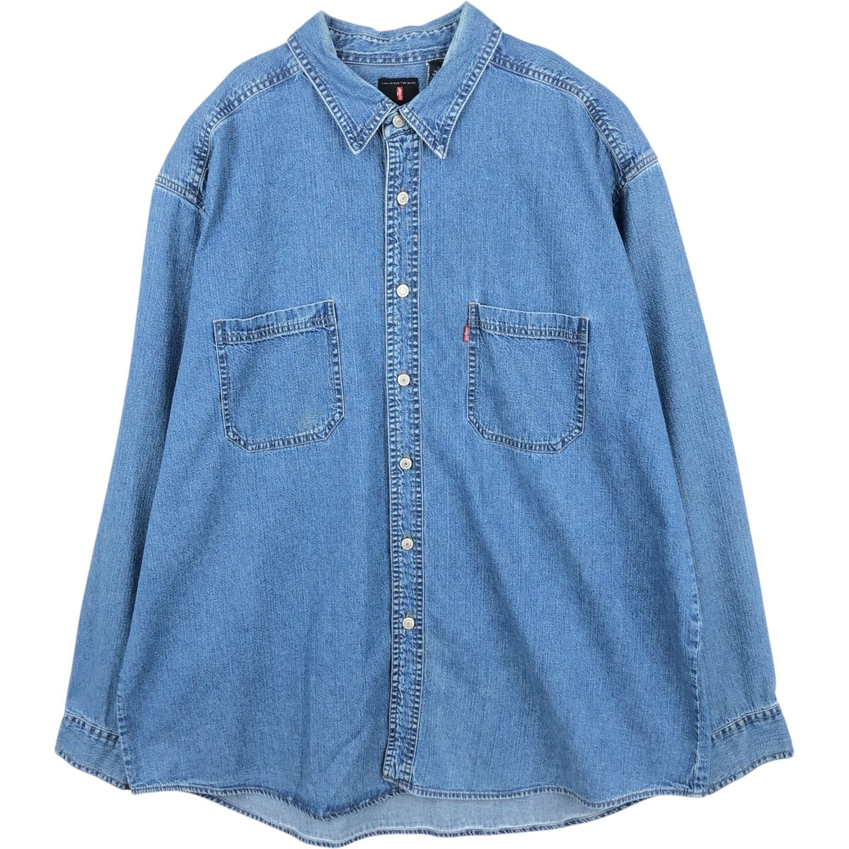 古着 リーバイス Levi's 長袖 デニムシャツ メンズXL相当/eaa676399