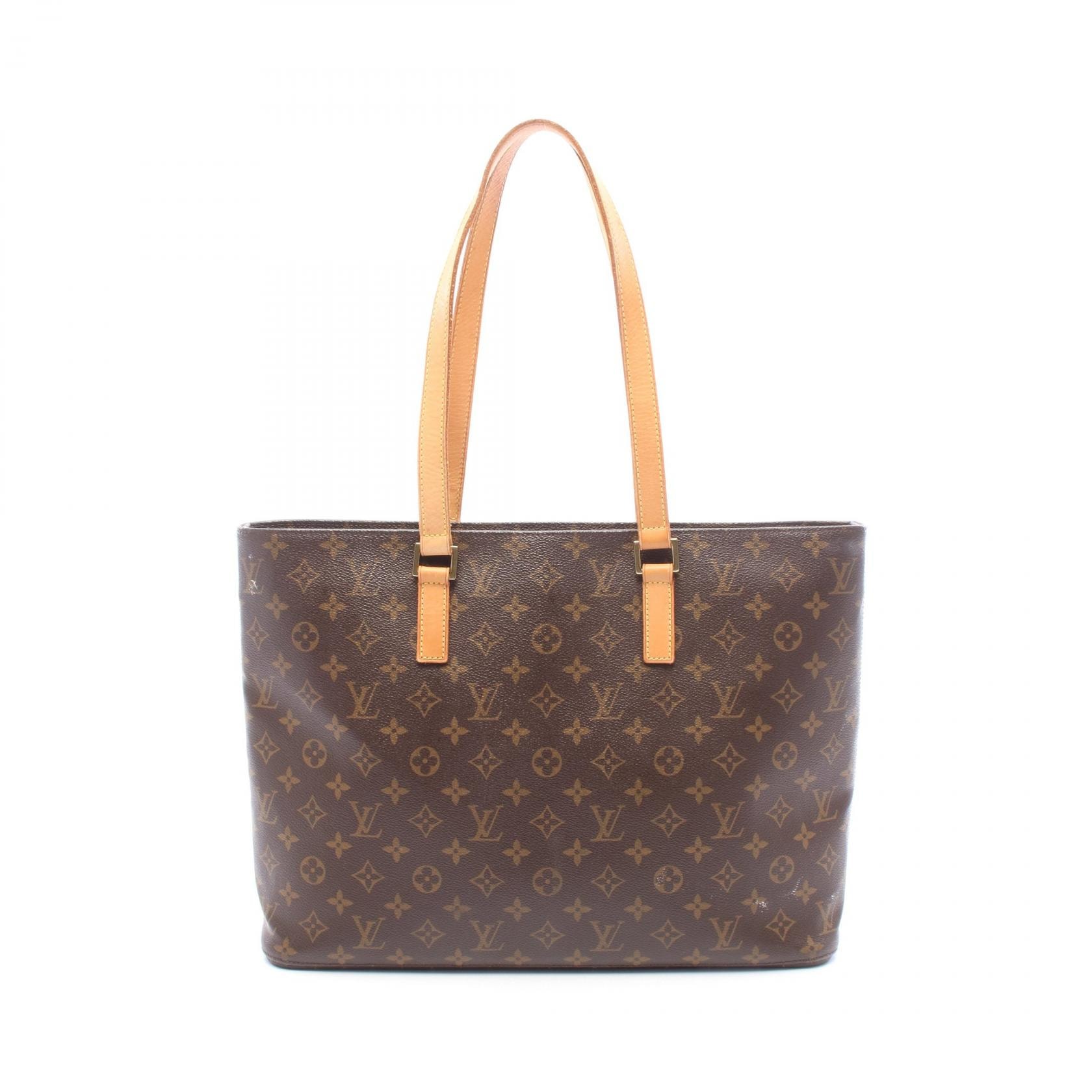 ルイ・ヴィトン LOUIS VUITTON ルコ モノグラム トートバッグ バッグ PVCコーティングキャンバス レザー レディース ブラウン系 M51155 【中古】