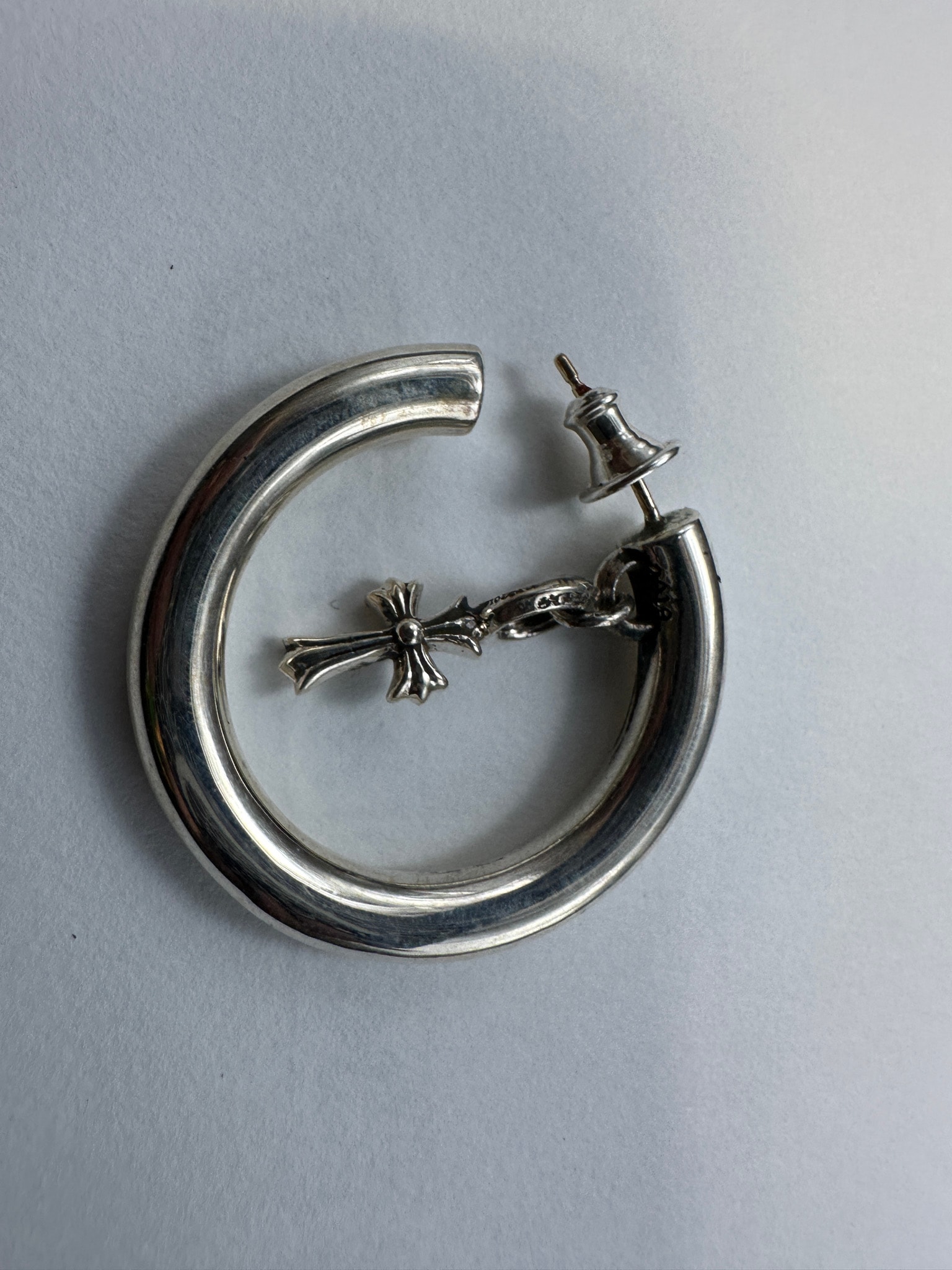 A+ (新品・未使用(ワケあり))】クロムハーツ CROSS HOOP クロス フープ A+ (新品・未使用(ワケあり))】クロムハーツ CROSS HOOP クロス フープ