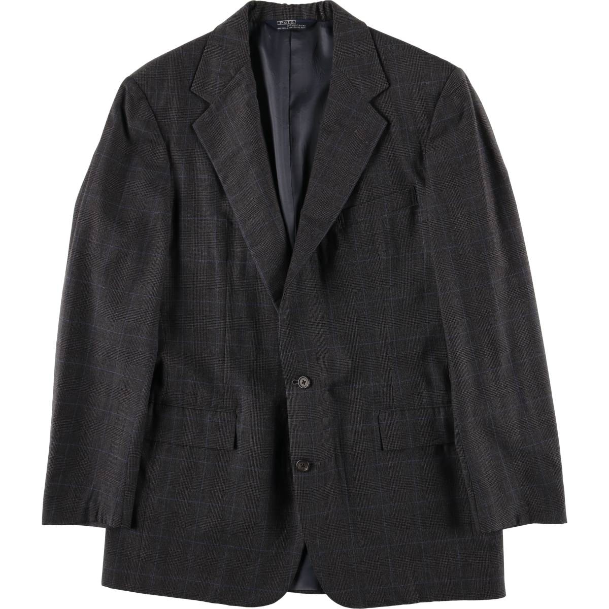 古着 90年代 ラルフローレン Ralph Lauren POLO by Ralph Lauren チェック柄 グレンチェック テーラードジャケット USA製 メンズL相当 ヴィンテージ/eaa600015