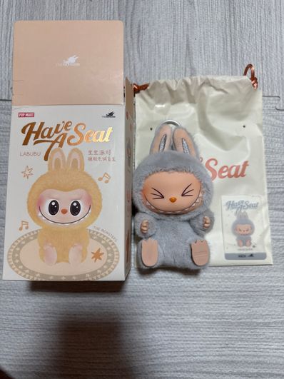 POP MART THE MONSTERS (LABUBU) Have a Seat Plush Series HEHE