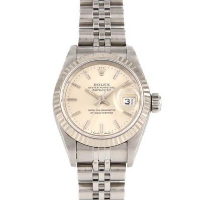 【ノーメンテナンス還元価格】ロレックス デイトジャスト 69174 SSxWG 自動巻 X番