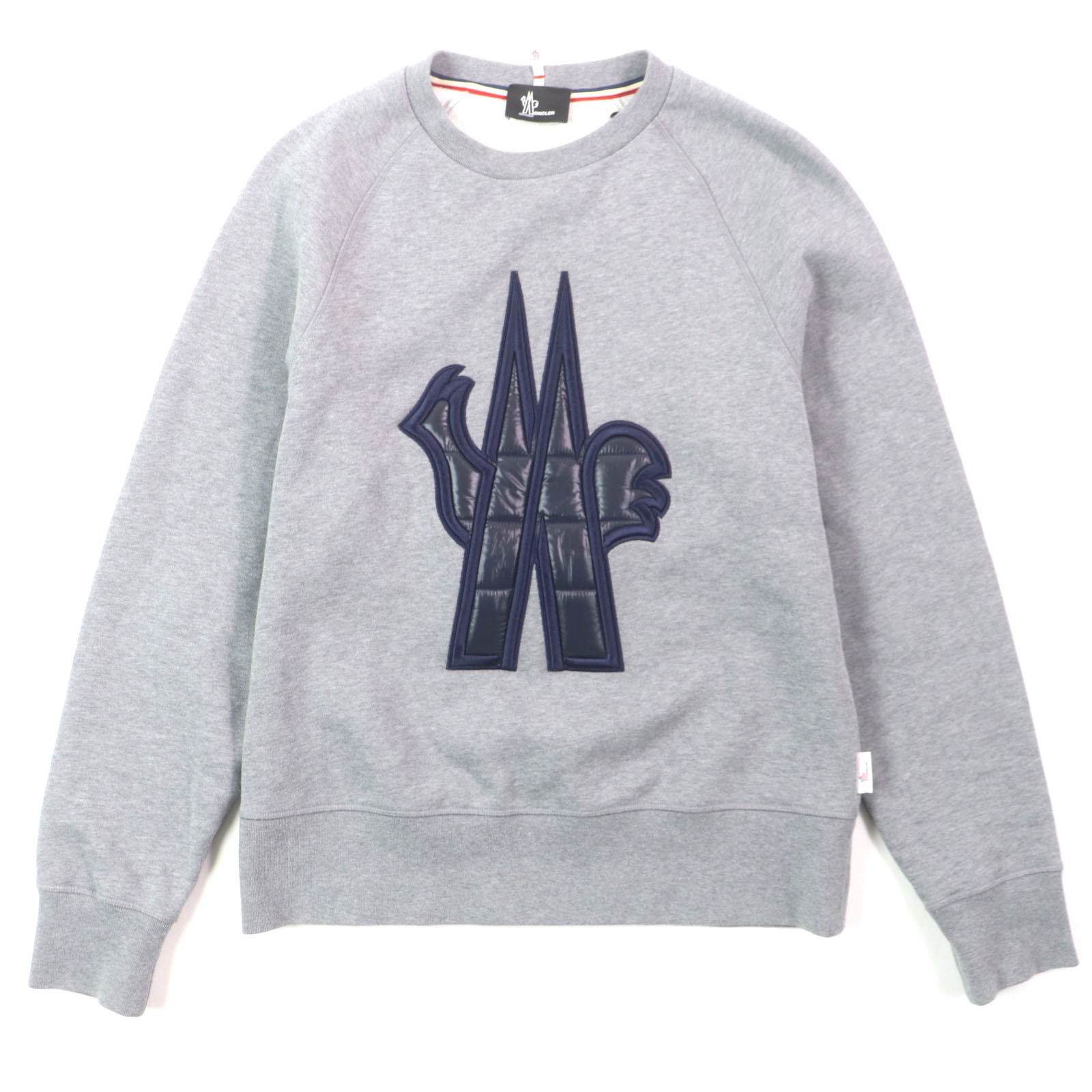 極美品 モンクレールグルノーブル
 スウェット グレー メンズ M