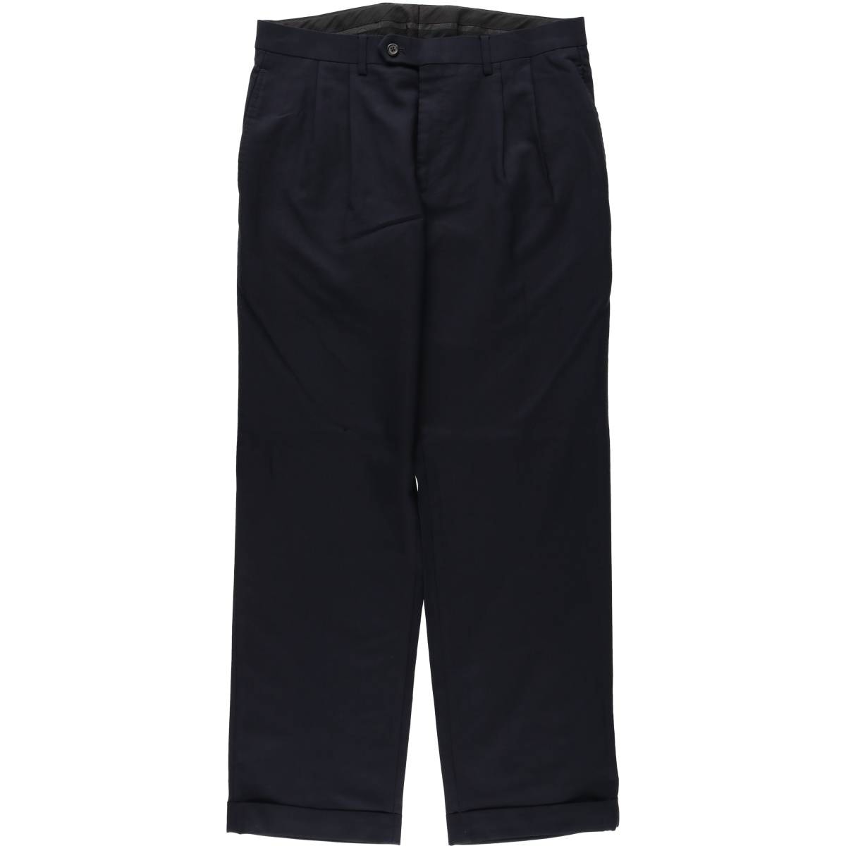 古着 ラルフローレン Ralph Lauren LAUREN ローレン ツータック ウールパンツ スラックス メンズw34相当/eaa640067