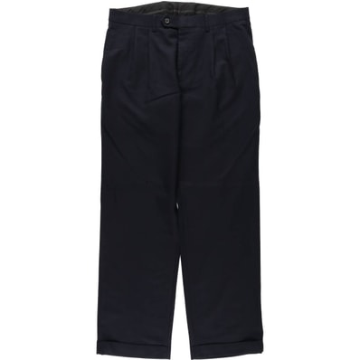 古着 ラルフローレン Ralph Lauren LAUREN ローレン ツータック ウールパンツ スラックス メンズw34相当/eaa640067