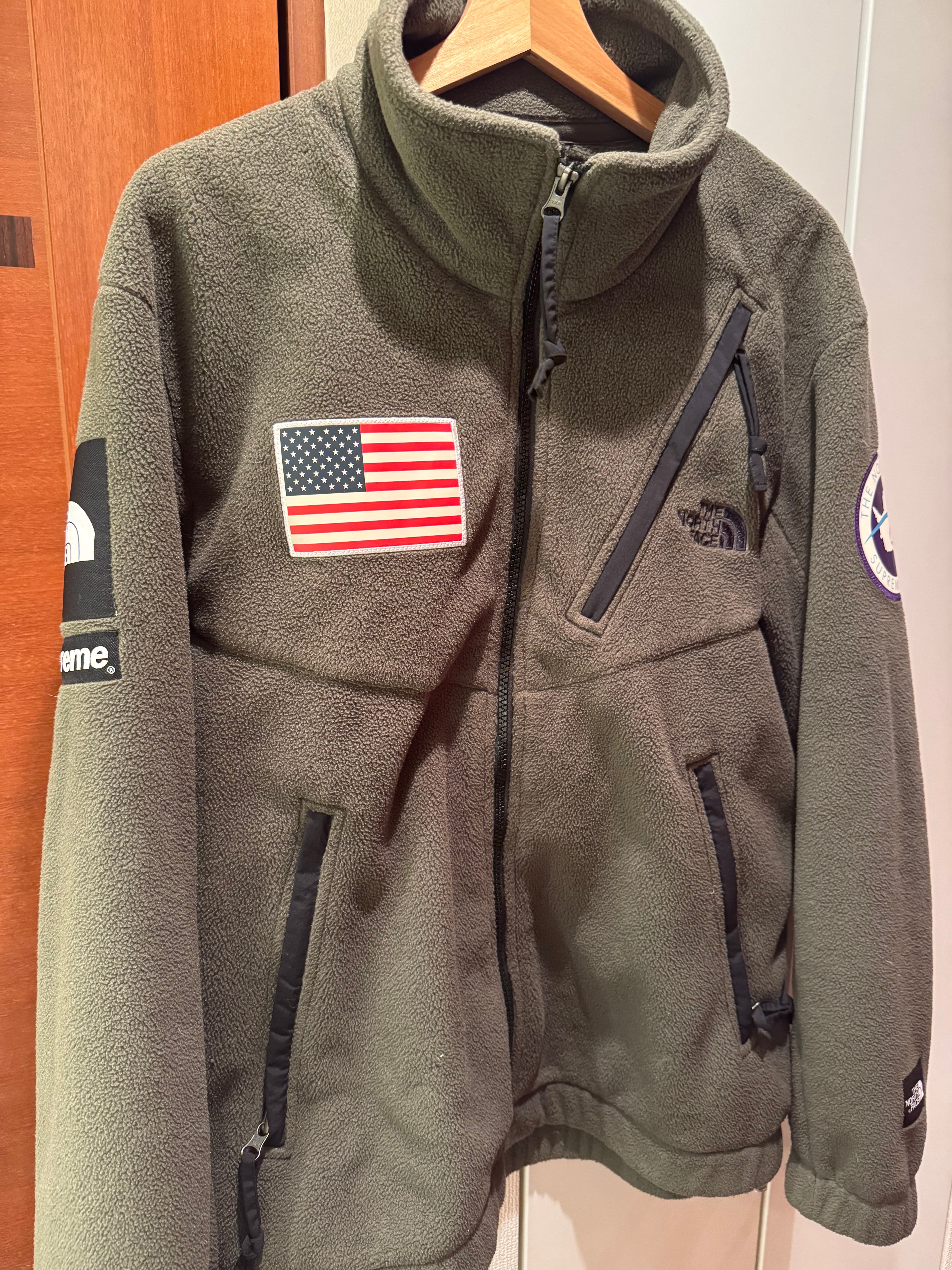 Supreme x The North Face Polartec Fleece Jacket "Olive"