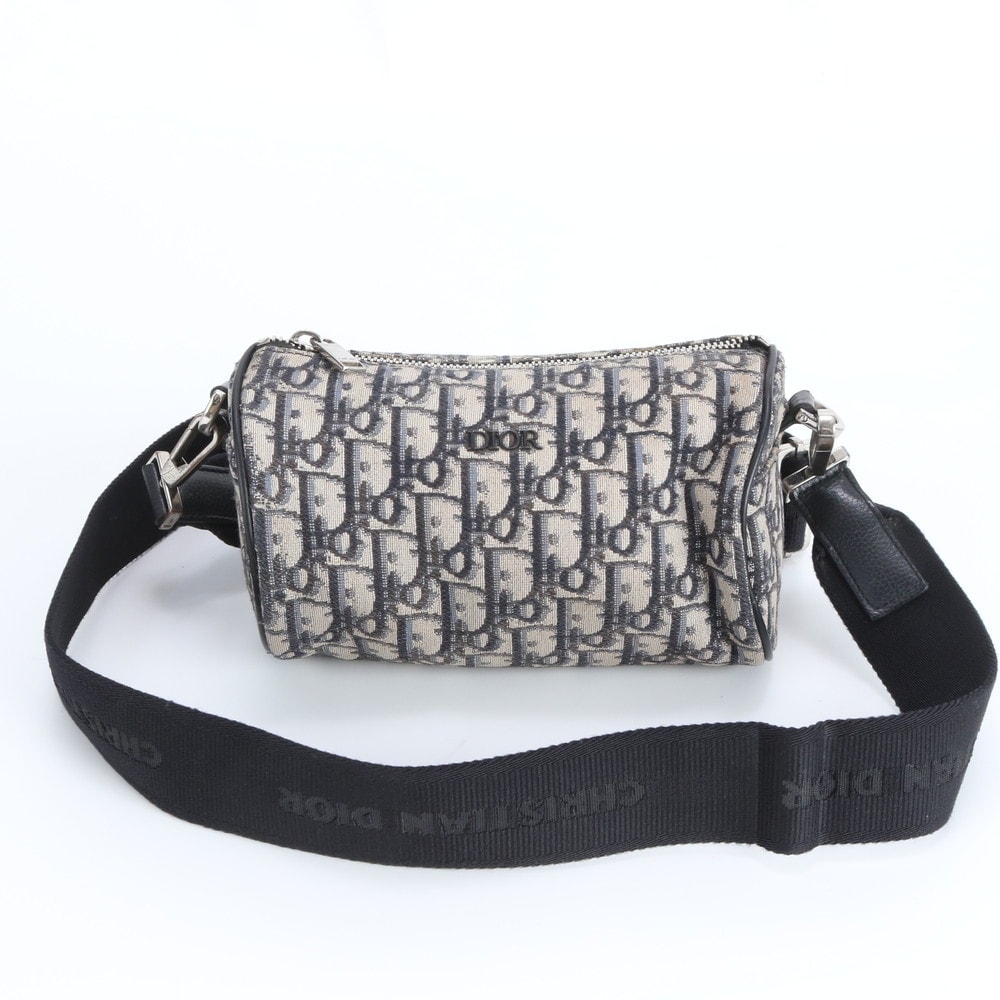 ■美品 クリスチャンディオール オブリークローラーショルダーバッグ