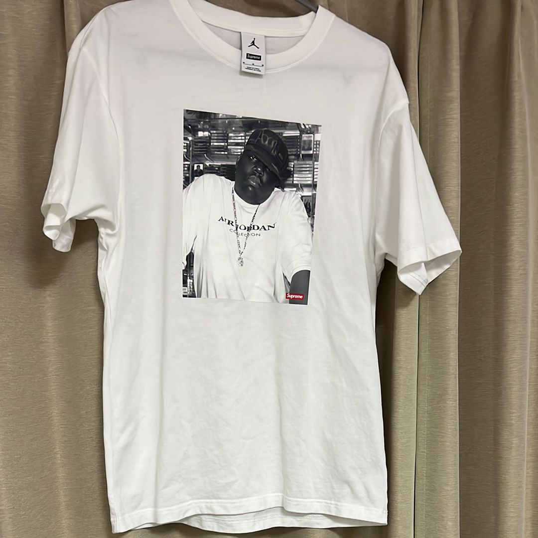 Supreme x Jordan Biggie S/S Top "White"