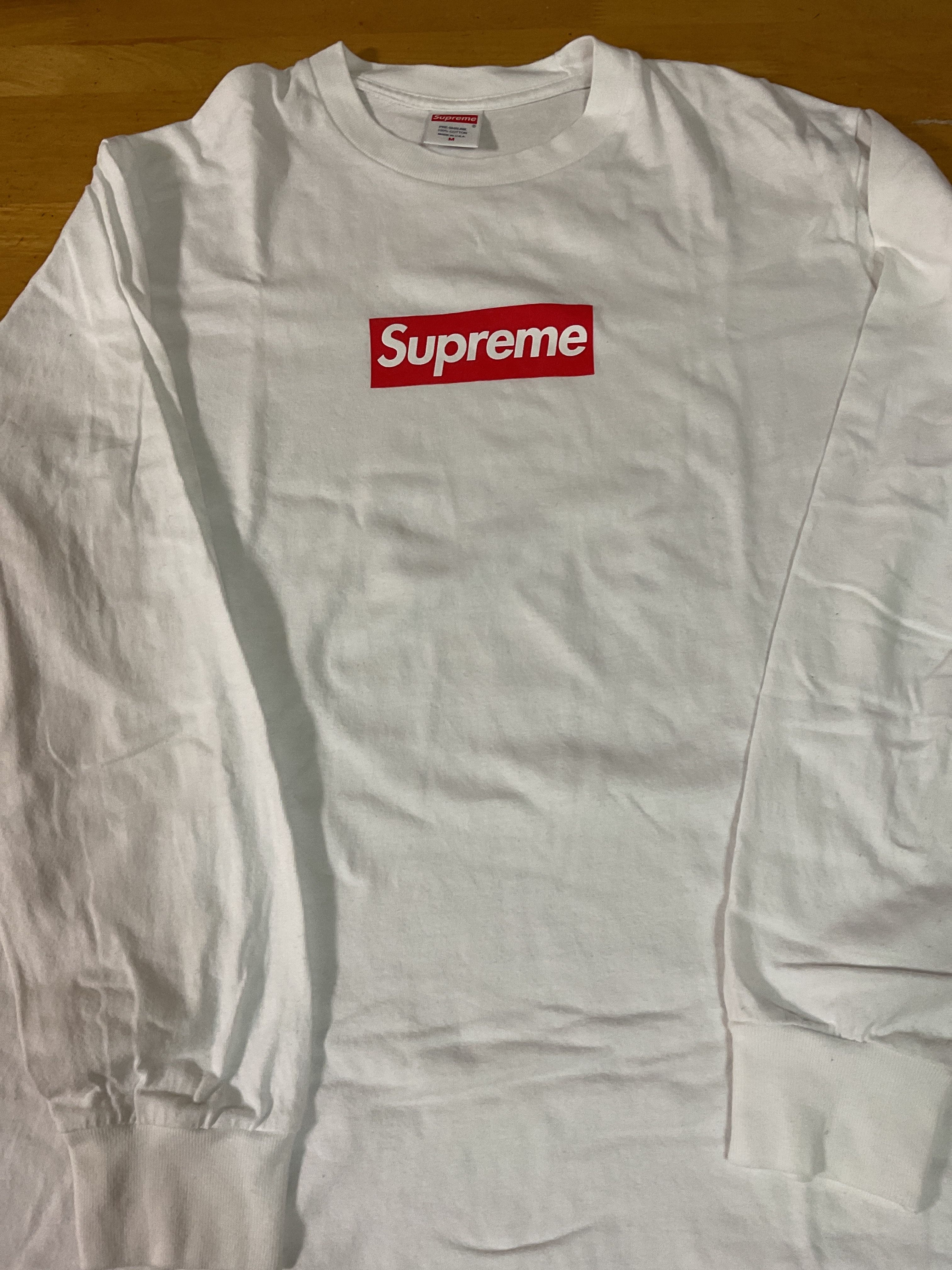 Supreme Box Logo L/S Tee "White"