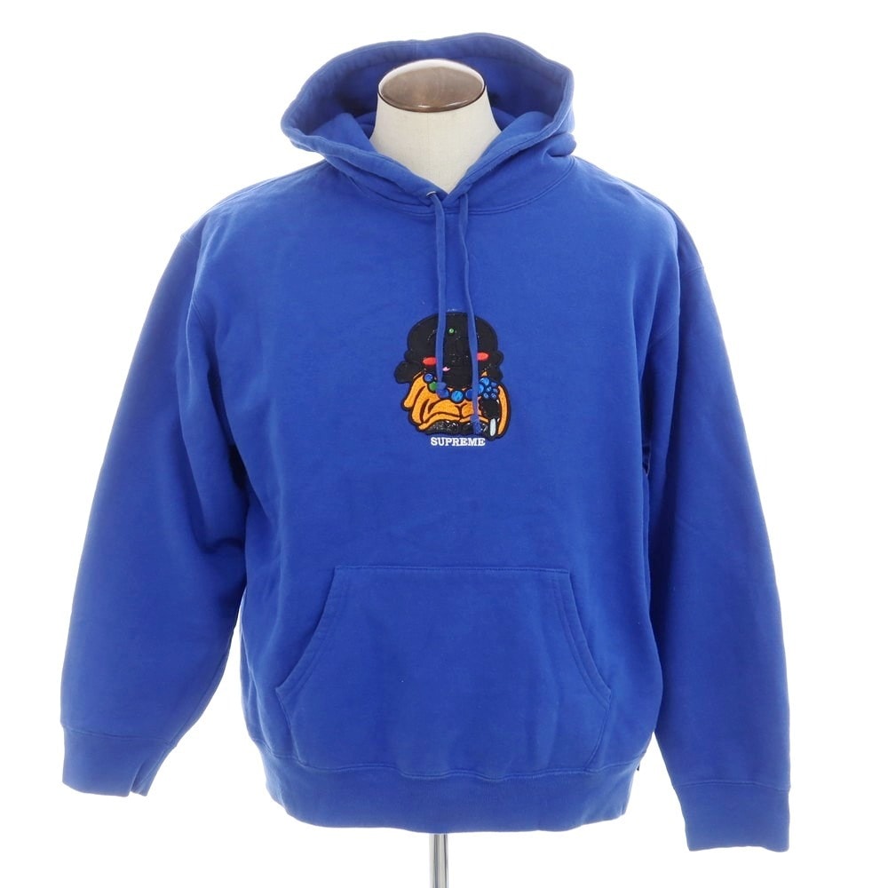 【中古】シュプリーム Supreme 2023年春夏 AOI Buddha Hooded Sweatshirt プルオーバー パーカー ブルー【サイズL】【メンズ】