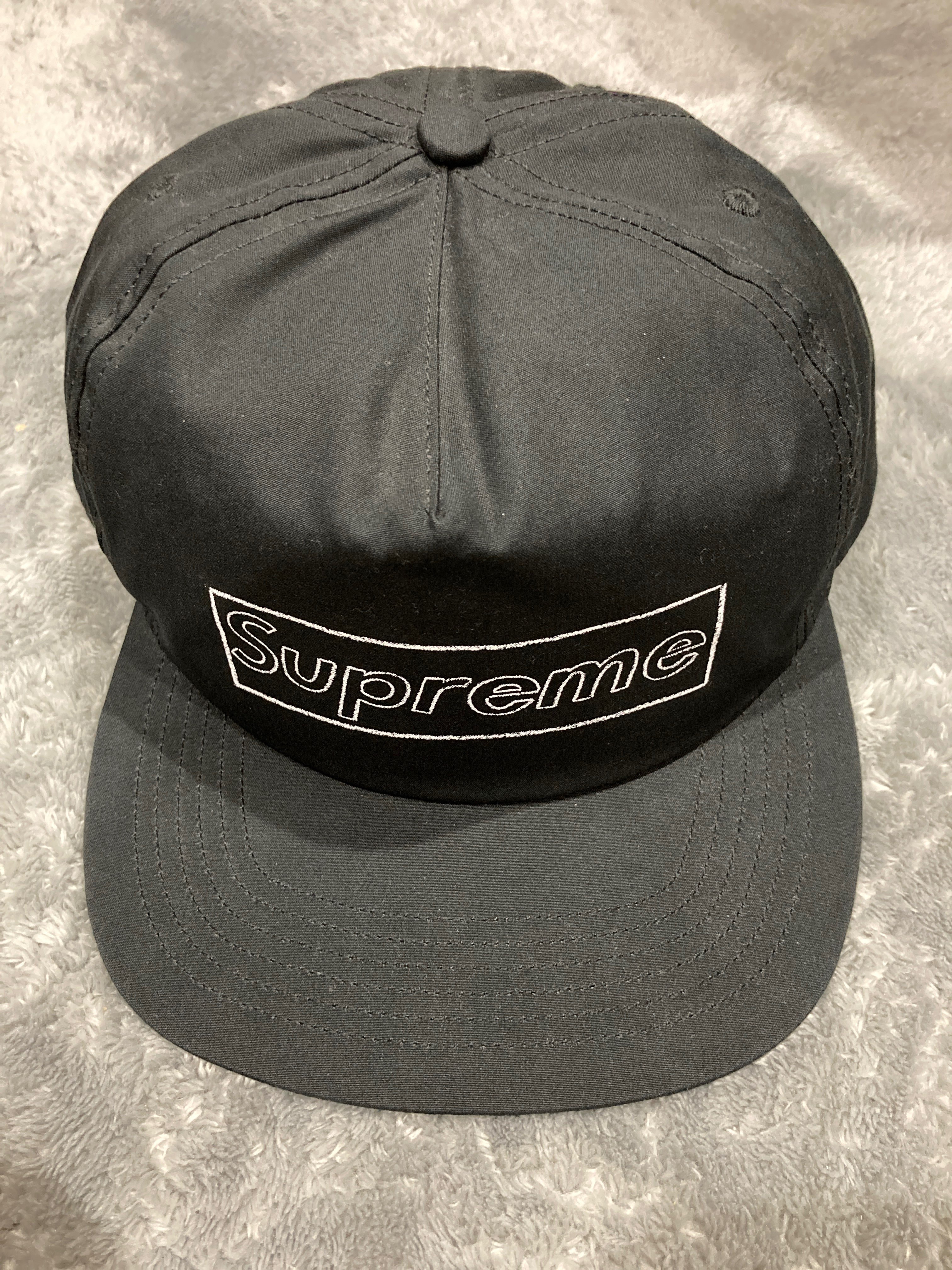 Supreme KAWS Chalk Logo 5-Panel "Black"