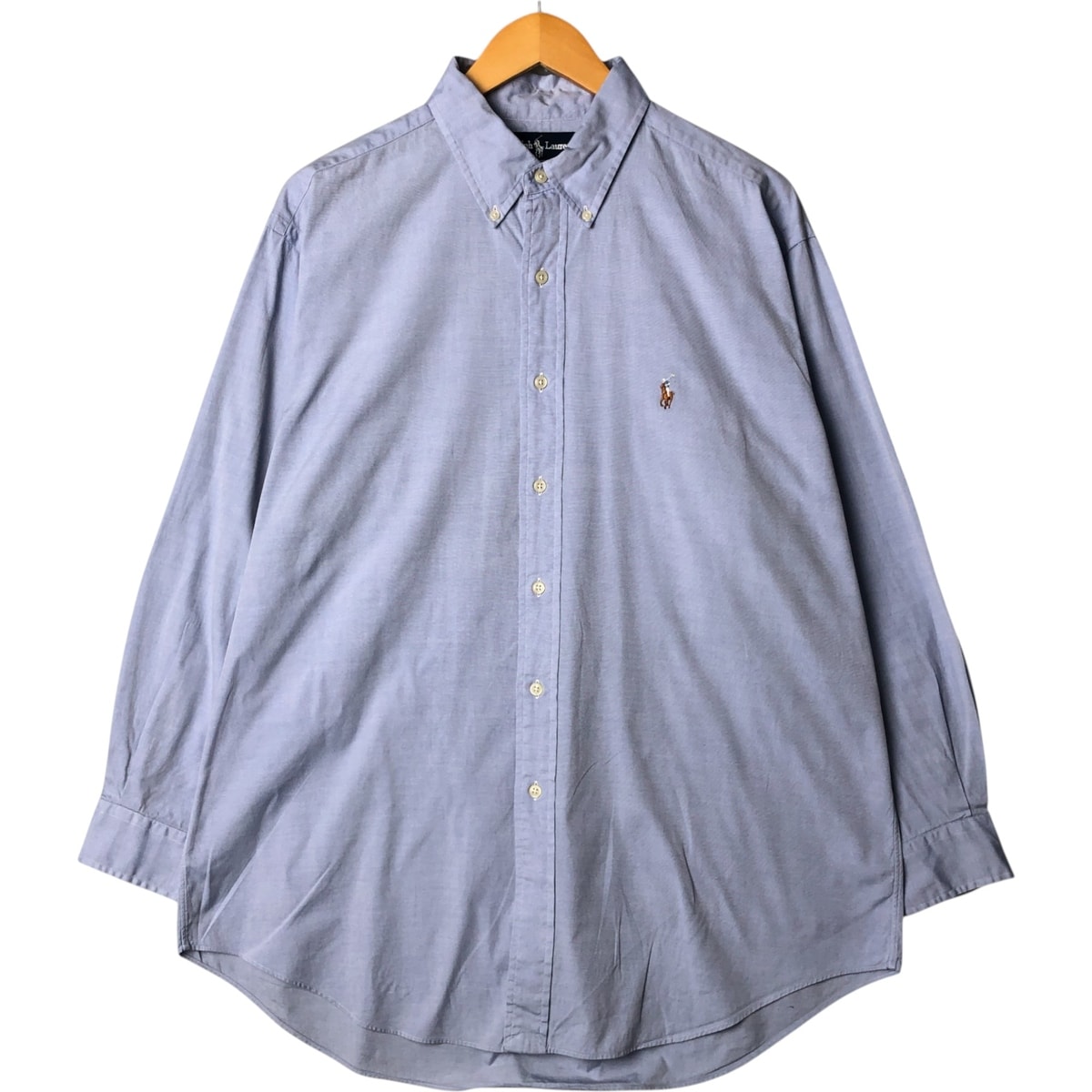 古着 ラルフローレン Ralph Lauren YARMOUTH 長袖 ボタンダウンシャツ メンズL相当/eaa575645