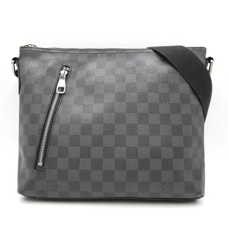 LOUIS VUITTON(ルイヴィトン)ミックPM ダミエ・グラフィット ショルダーバッグ メッセンジャーバッグ ブラック N41211【中古】