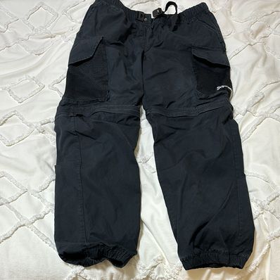 Supreme Mesh Pocket Belted Cargo Pant "Black"