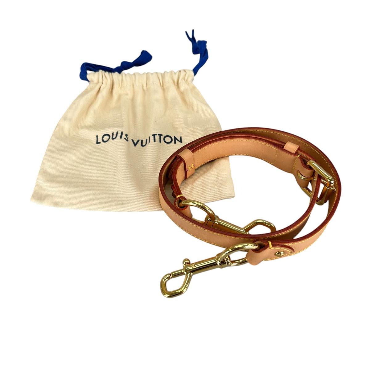 ルイヴィトン J00109 ショルダーストラップ ベージュ  LOUIS VUITTON バンドリエール ヌメ革 B (目立った傷や汚れなし)】ルイヴィトン LOUIS VUITTON バンド