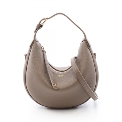 セリーヌ CELINE ティーン ルル トリオンフ 2WAY ハンドバッグ バッグ レザー レディース グレー系 120723ENY09SO 【新品】