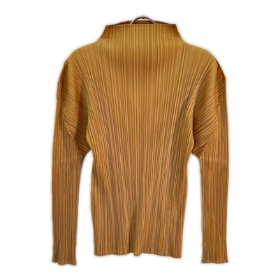 プリーツプリーズ PP63-JK505 イエロー プリーツ ハイネックカットソー 4