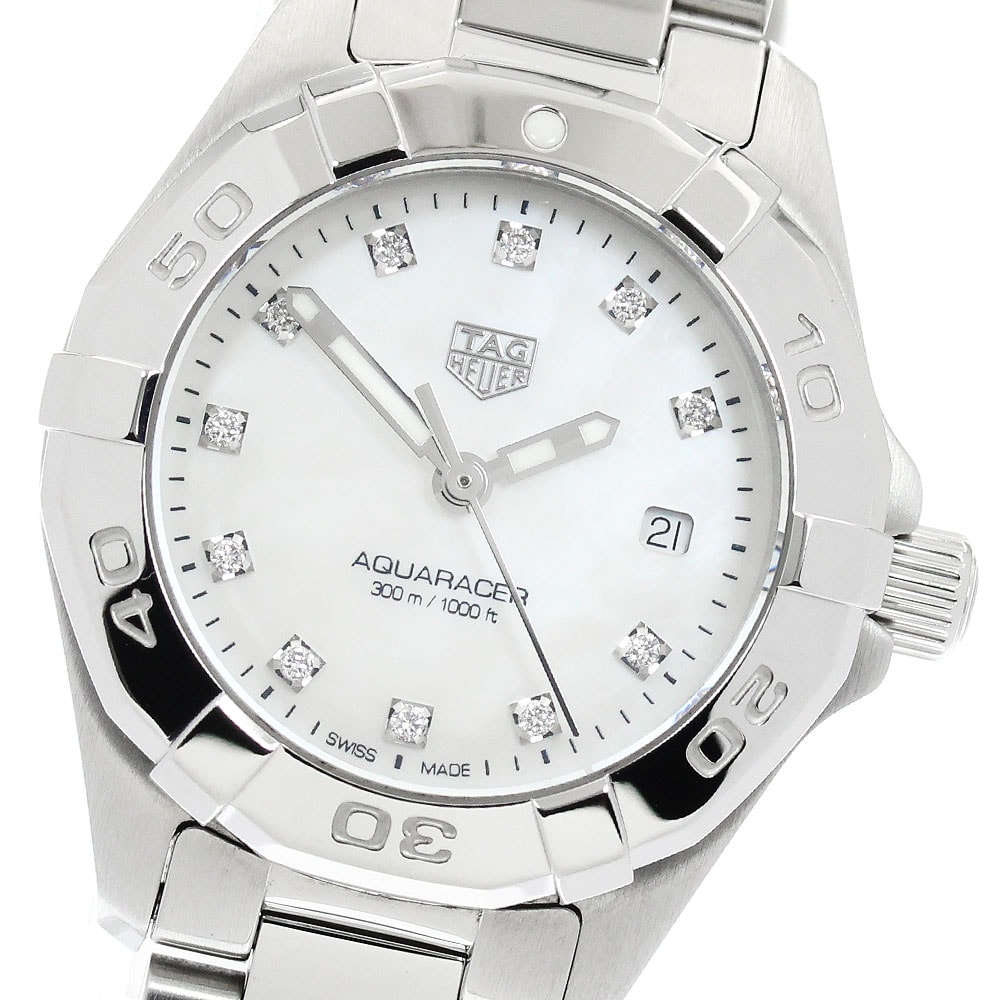 ☆良品 タグホイヤー アクアレーサー WBD1414 レディース 【中古】