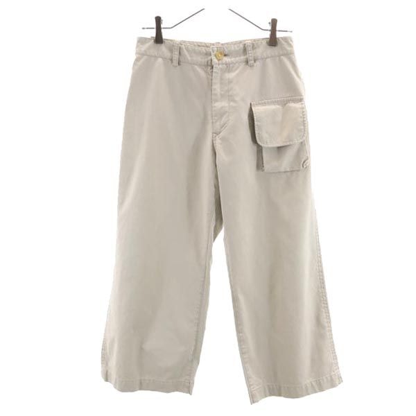 Y's ワイズ 日本製 クロップドパンツ 1 グレー