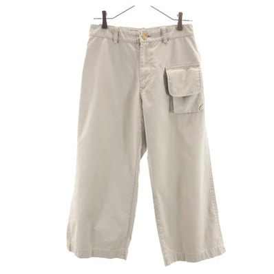 Y's ワイズ 日本製 クロップドパンツ 1 グレー