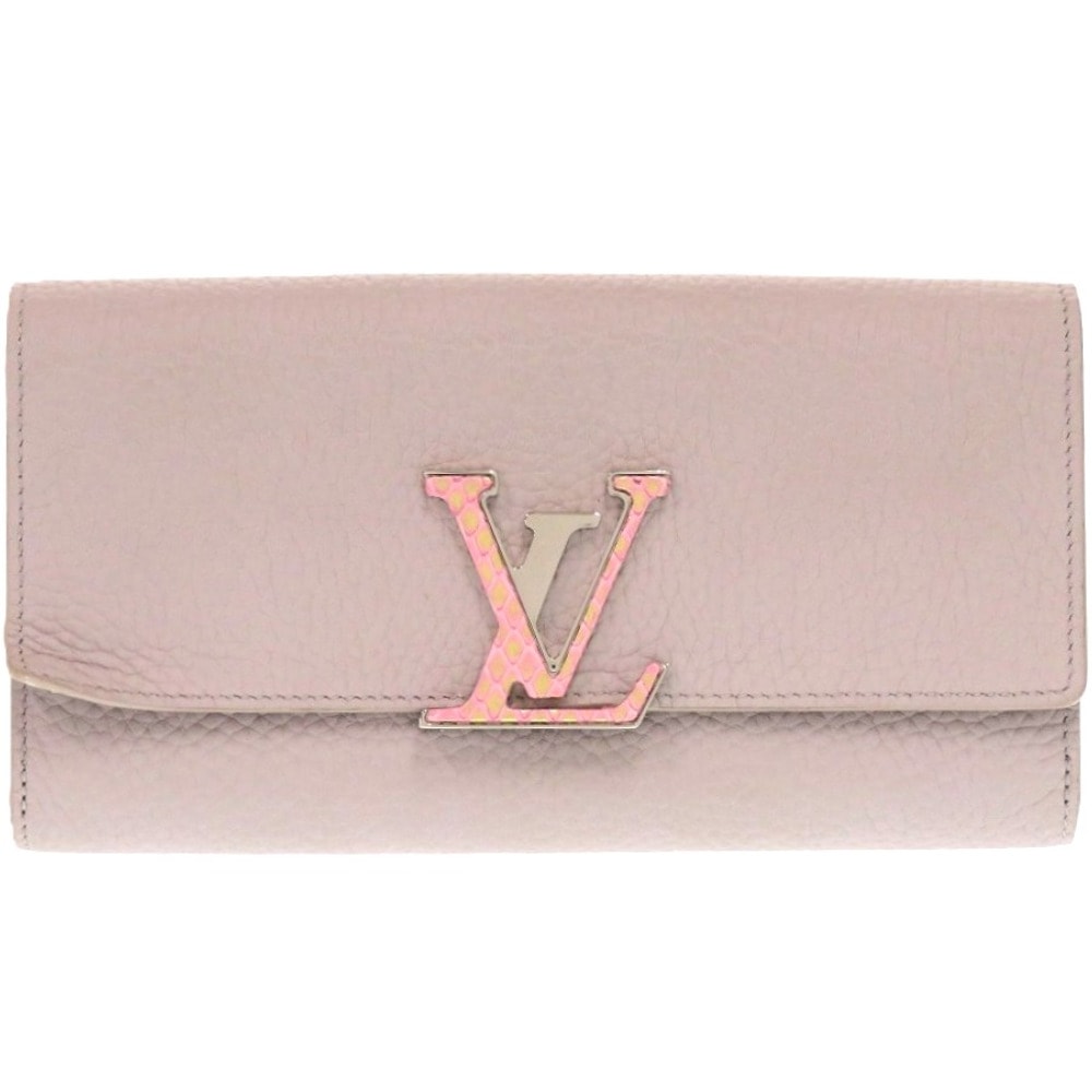 ルイ・ヴィトン  ポルトフォイユ カプシーヌ N87625  レザ