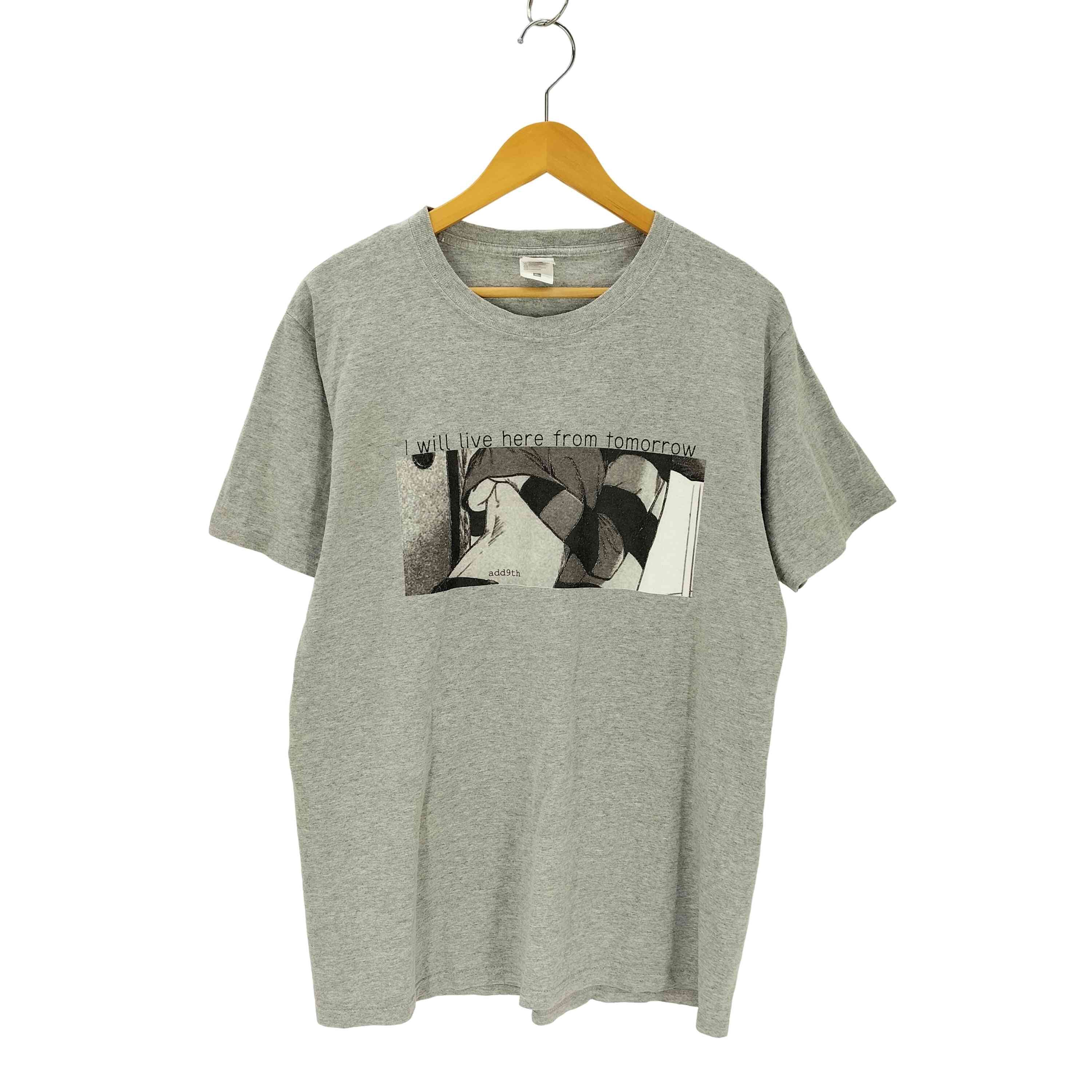 プリント クルーネック半袖Tシャツ【1137978077457】