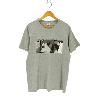 プリント クルーネック半袖Tシャツ【1137978077457】