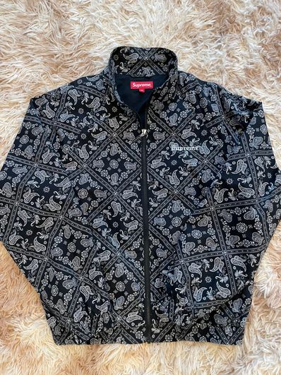 Supreme Bandana Track Jacket "Black"